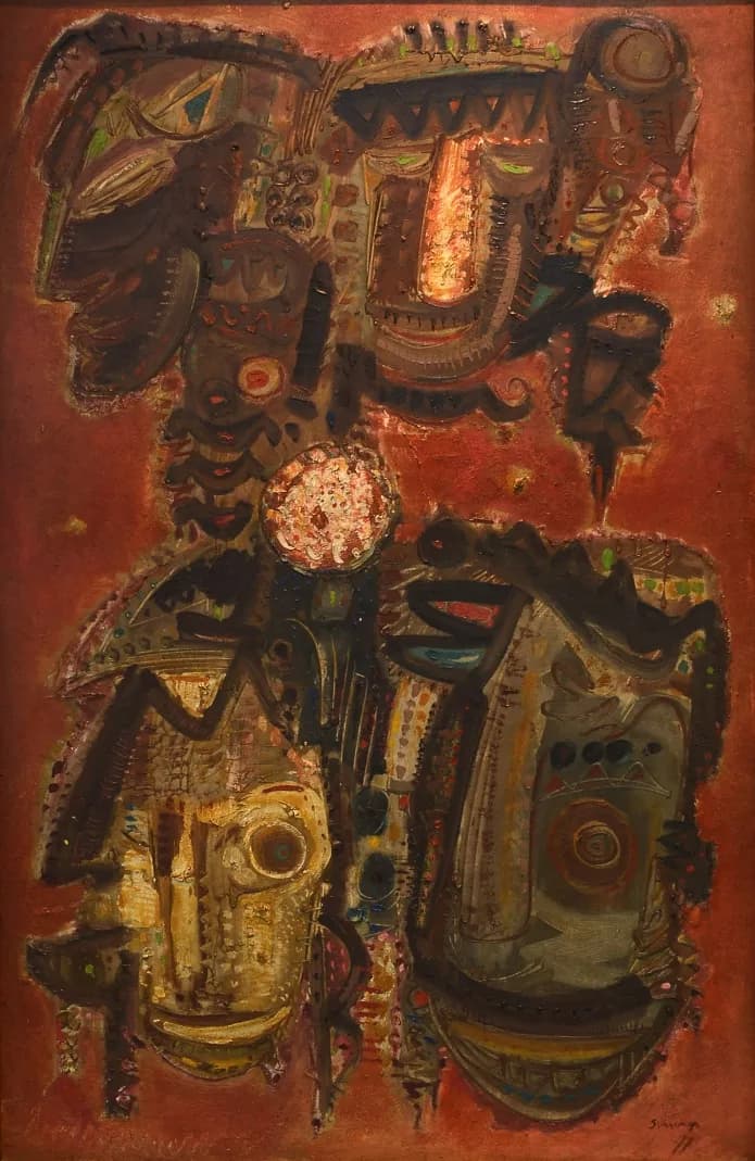 Topeng Primitif Merah Topeng Primitif Merah thumbnail